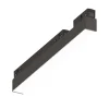 Faretti Da Soffitto-Ideal Lux Ego faretto led samsung 7w 3000k nero ottica 110 dali binario ego 48v