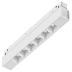 Faretti Da Soffitto-Ideal Lux Ego faretti led modulo 7w 3000k dimmerabili dali bianco binario monofase ego