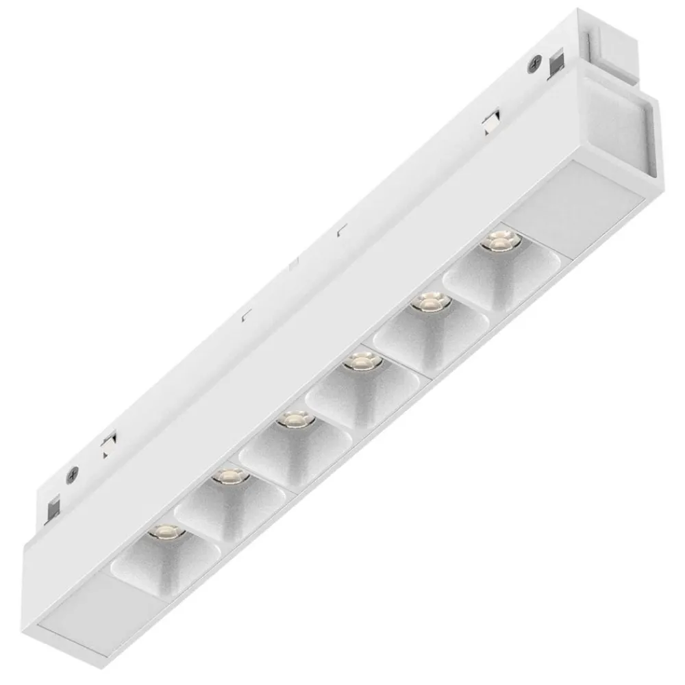 Faretti Da Soffitto-Ideal Lux Ego faretti led modulo 7w 3000k dimmerabili dali bianco binario monofase ego