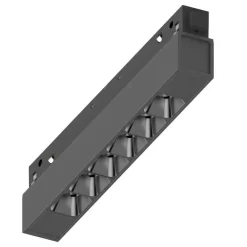 Illuminazione A Binario-Ideal Lux Ego modulo led 7w 2700k nero per binario monofase