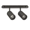 Illuminazione A Binario-Ideal Lux Ego track faretti led 16w 3000k osram nero binario magnetico monofase 48v ego