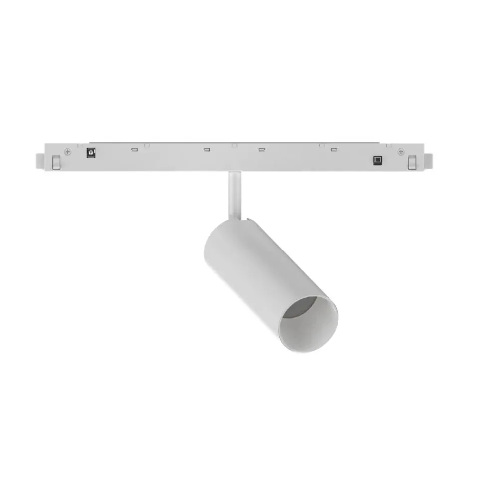 Illuminazione A Binario-Ideal Lux Ego track faretto bianco led 12w 3000k per binario monofase