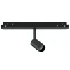 Illuminazione A Binario-Ideal Lux Ego track faretto led 3w 30000k osram nero orientabile per binario monofase 48v