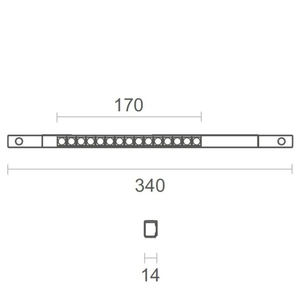 Illuminazione A Binario-Selezionato da Mazzolaluce Elcom faretto proiettore nero 17w 4000k per binario 6445-20-16