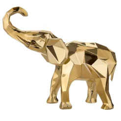 Soprammobili Moderni-Bongelli Preziosi Elefante oro 17x14cm soprammobile design moderno