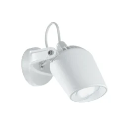 Faretti Da Esterno-Ideal Lux Elio ap1 faretto da esterno orientabile bianco ip66 impermeabile 3,5w 4000k