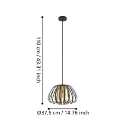 Lampadari Cucina-Eglo Encinitos lampadario per isola cucina design particolare
