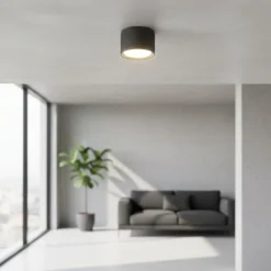 Faretti Da Soffitto-Vivida International Enigma viviva faretto da soffitto antracite moderno h6cm
