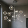 Lampadari Moderni-Ideal Lux Equinoxe sp12 cromo lampadario design moderno soggiorno