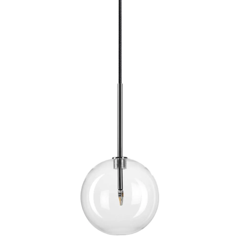 Lampade A Sospensione-Ideal Lux Equinoxe sp1 d15 cromo lampada per comodino camera da letto