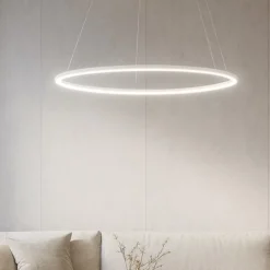 Lampadari Moderni-Gea Luce Erika s-p bianco lampadario cerchio led 38w 3000k