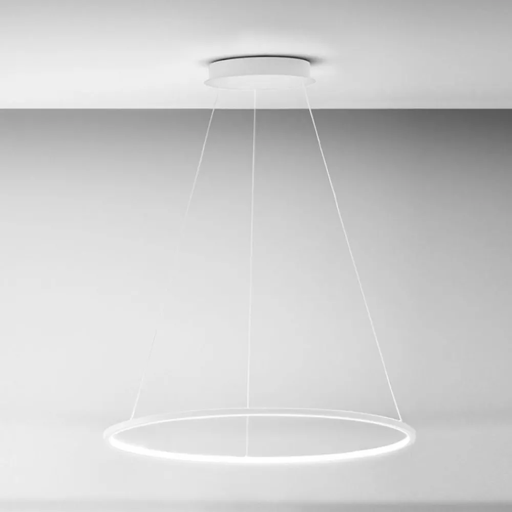 Lampadari Moderni-Gea Luce Erika s-p bianco lampadario cerchio led 38w 3000k