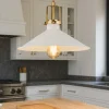 Lampadari Cucina-Ideal Lux Eris-4 sp1 lampadario per cucina bianco