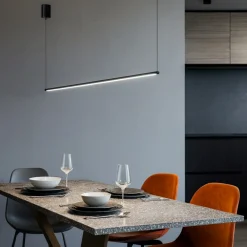 Lampadari Moderni-Ideal Lux Essence sp d126 lampadario ner 4000k nero