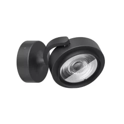 Applique Da Parete-Linea Light Eta applique da parete spot orientabile nero led 11w 3000k