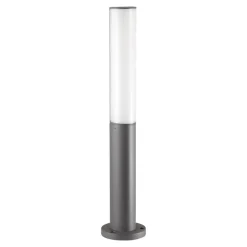 Lampioni Da Giardino-Ideal Lux Etere pt lampione da giardino antracite led 10w 4000k
