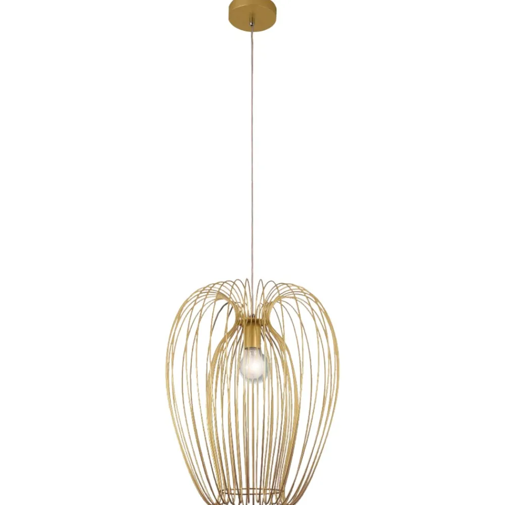 Lampadari Moderni-Fabas Luce camp lampadario 40cm design moderno oro opaco