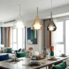 Lampadari Moderni-Fabas Luce lila lampadario a sopensioni in vetro multicolor