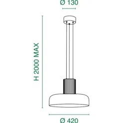 Lampadari Cucina-Fabas Luce lunar lampadario oro cupola vetro bianco per cucina