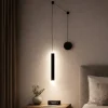 Lampade A Sospensione-Fabas Luce prado lampada a sospensione nera led biemissione con decentramento