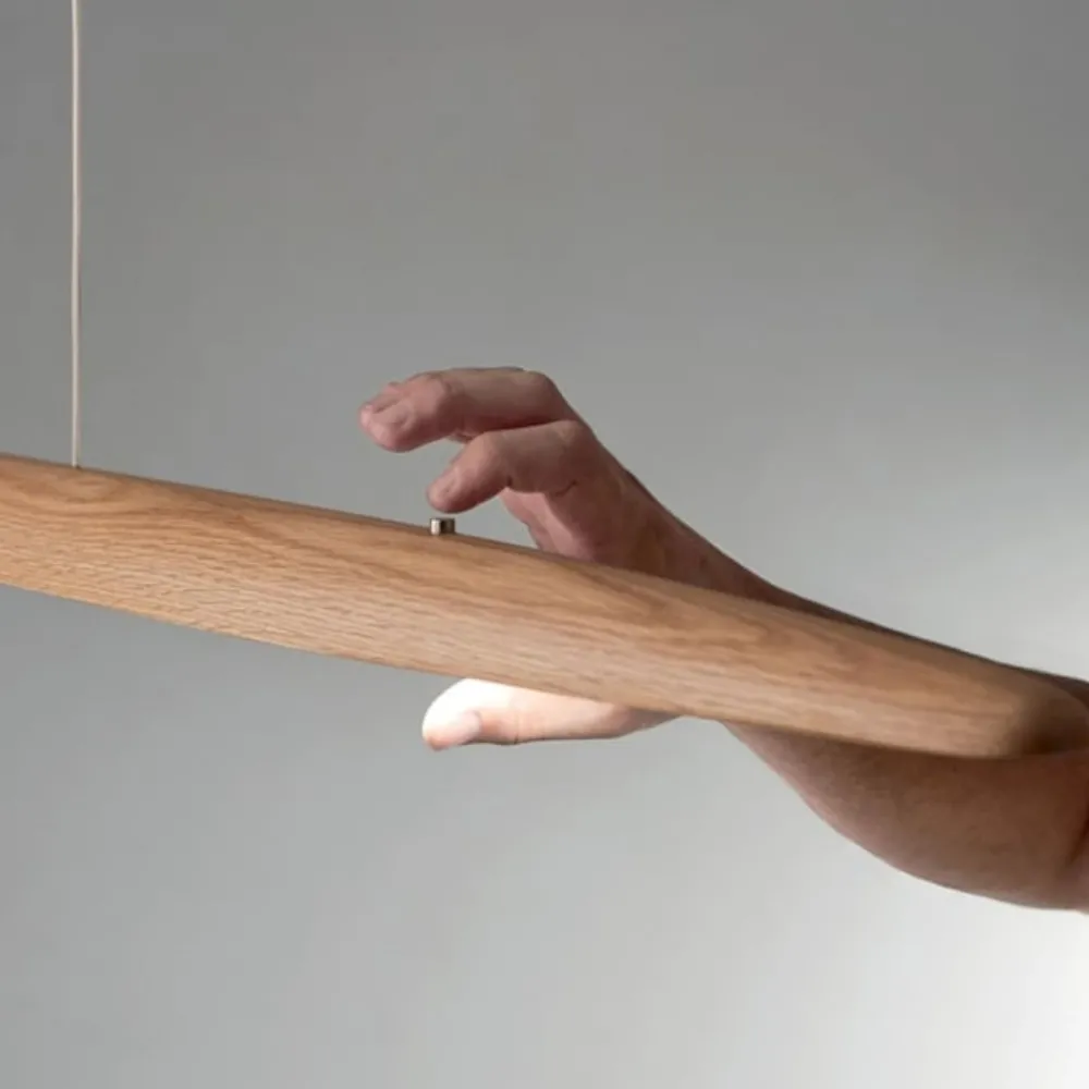 Lampadari Moderni-Fabas Luce ribot lampadario a sospensione in legno per tavolo sala da pranzo