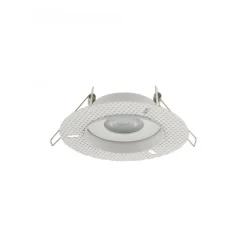 Faretti Da Incasso-Selezionato da Mazzolaluce Faretto a soffitto per bagno da incasso rotondo bianco