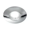 Faretti Da Incasso-Gea Luce Faretto bagno doccia da incasso a soffitto cromato rotondo