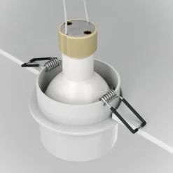 Faretti Da Incasso-Maytoni Faretto bianco da incasso a soffitto rotondo reif