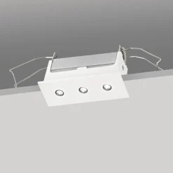 Faretti Da Incasso-IsyLuce Faretto bianco exacta da incasso a led 6w 4000k