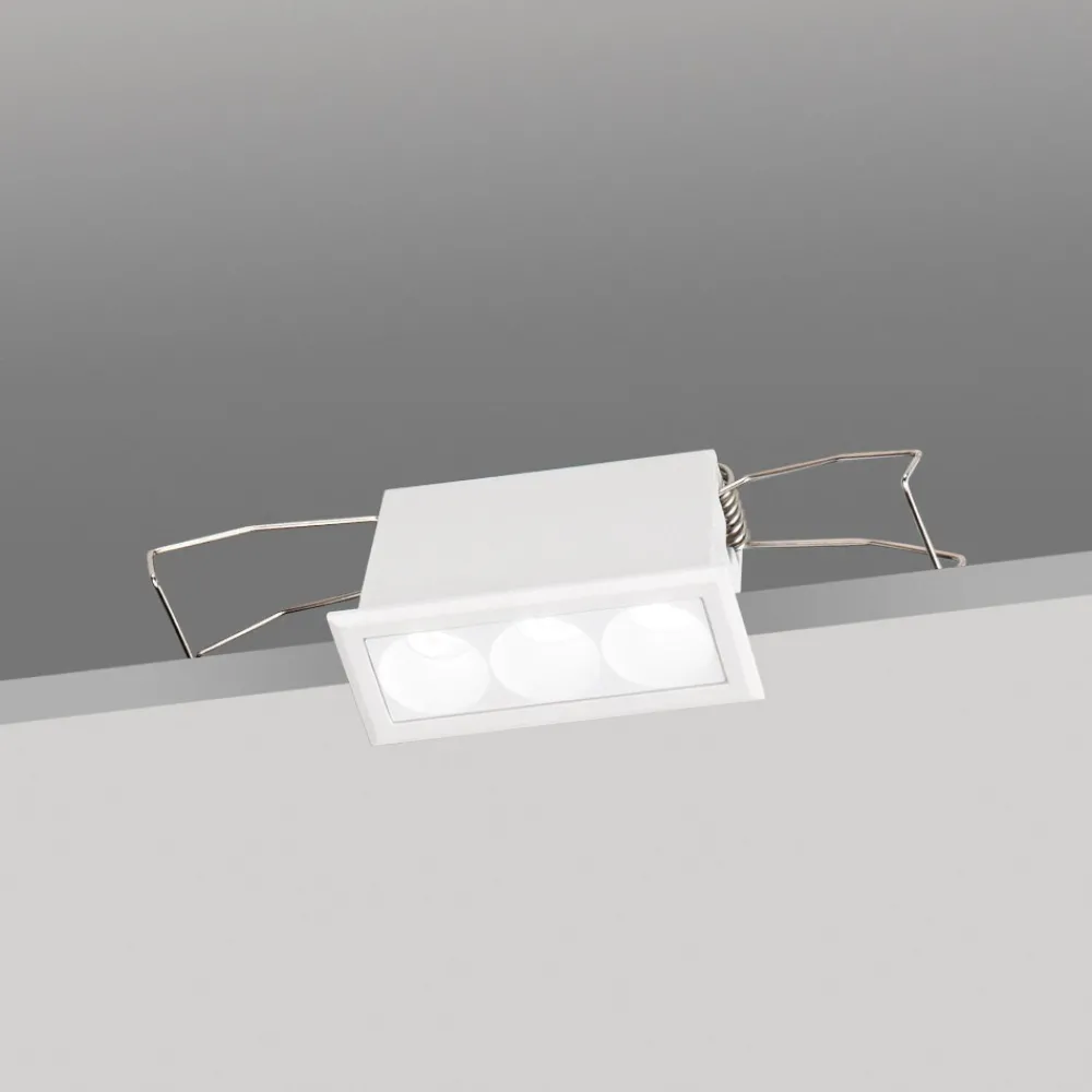 Faretti Da Incasso-IsyLuce Faretto bianco exacta da incasso led 4w 4000k