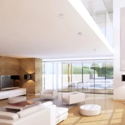 Faretti Da Soffitto-Selezionato da Mazzolaluce Faretto bianco led 7w 4000k da soffitto rotondo moderno