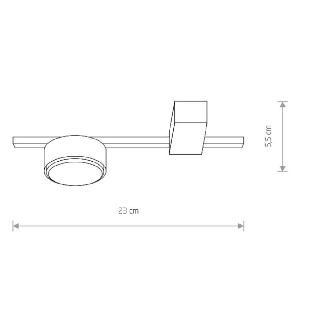 Faretti Da Soffitto-Selezionato da Mazzolaluce Faretto bianco moderno da soffitto