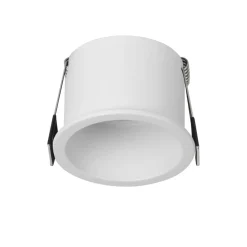 Faretti Da Incasso-Selezionato da Mazzolaluce Faretto bianco rotondo da incasso a soffitto in metallo