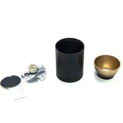 Faretti Da Soffitto-Selezionato da Mazzolaluce Faretto bicolore da soffitto nero oro