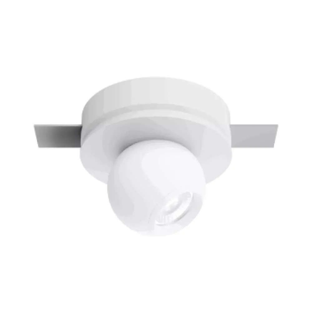 Faretti Da Incasso-Linea Light Faretto bubble bianco da incasso ottica 62 led 6w 24v 3000k