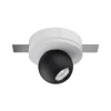 Faretti Da Incasso-Linea Light Faretto bubble nero ottica 62 led 6w 3000k da incasso