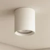 Faretti Da Soffitto-Selezionato da Mazzolaluce Faretto cilindro bianco per interni da soffitto
