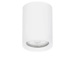 Faretti Da Soffitto-Selezionato da Mazzolaluce Faretto cilindro bianco per interni da soffitto