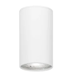 Faretti Da Soffitto-Selezionato da Mazzolaluce Faretto cilindro bianco sporgente da soffitto