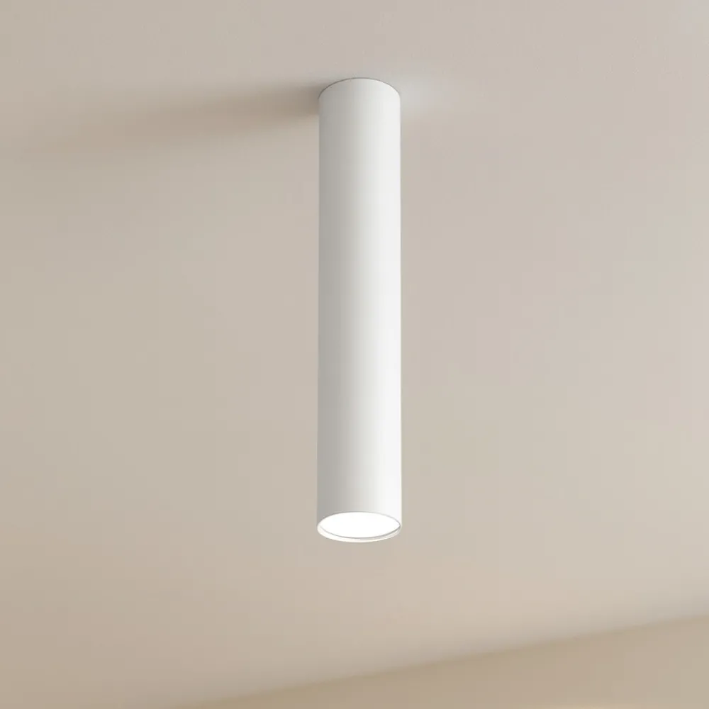 Faretti Da Soffitto-Top Light Faretto cilindro da soffitto bianco shape