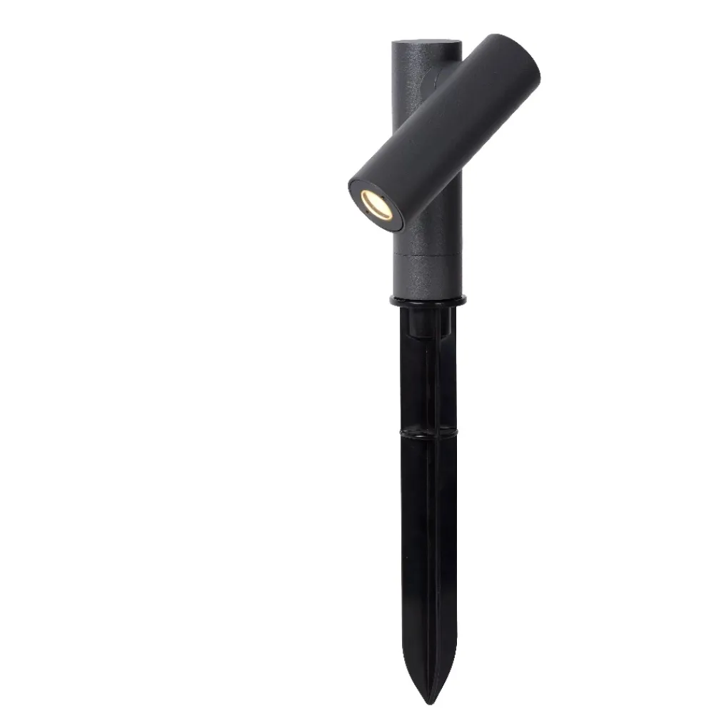 Faretti Da Esterno-Selezionato da Mazzolaluce Faretto con picchetto da prato giardino orientabile led 3000k ip65