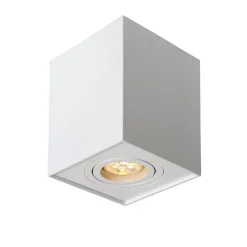 Faretti Da Soffitto-Selezionato da Mazzolaluce Faretto cubo a soffitto bianco orientabile