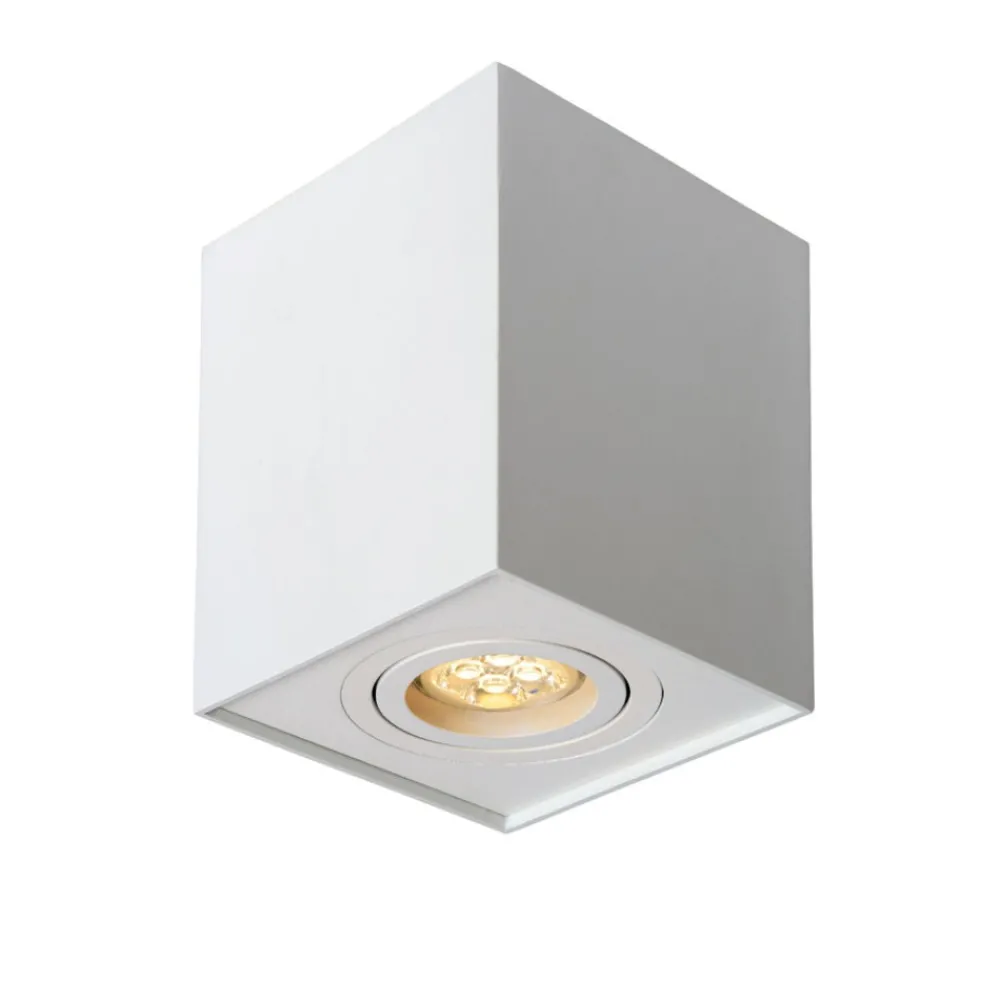 Faretti Da Soffitto-Selezionato da Mazzolaluce Faretto cubo a soffitto bianco orientabile