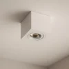 Faretti Da Soffitto-Selezionato da Mazzolaluce Faretto cubo da soffitto bianco orientabile