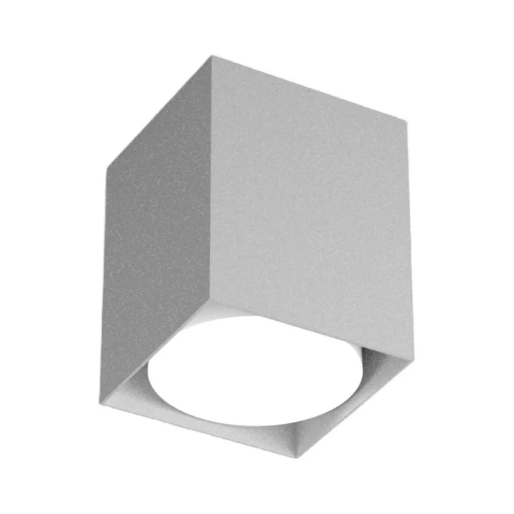 Faretti Da Soffitto-Top Light Faretto cubo da soffitto grigio toplight