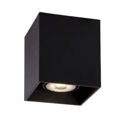 Faretti Da Soffitto-Selezionato da Mazzolaluce Faretto cubo da soffitto nero quadrato