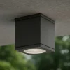 Faretti Da Esterno-Selezionato da Mazzolaluce Faretto cubo da soffitto per esterno antracite