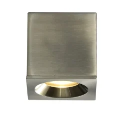 Faretti Da Esterno-Selezionato da Mazzolaluce Faretto cubo per esterno da soffitto ip54 grigio nickel