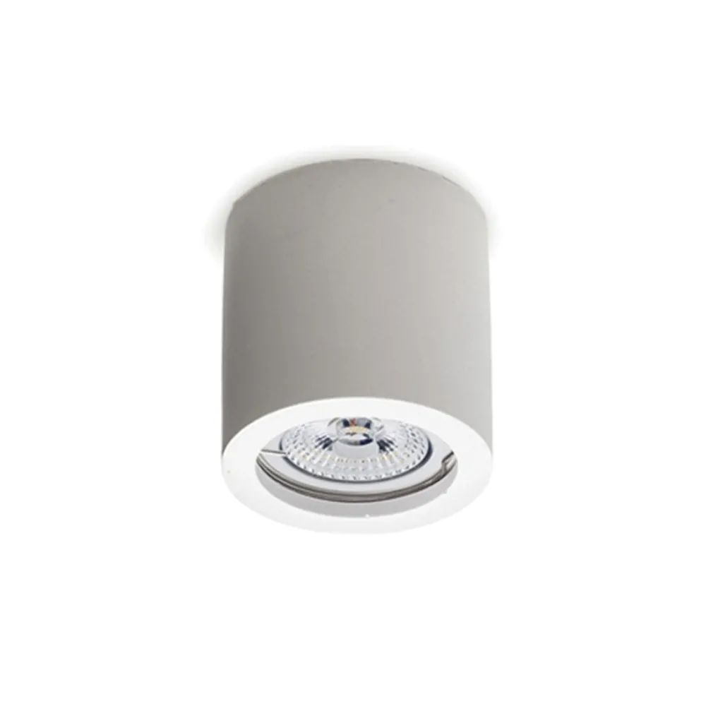 Faretti Da Incasso-Selezionato da Mazzolaluce Faretto da cucina cilindro di gesso cristaly bianco gu10 led per interni