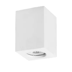Faretti Da Soffitto-Selezionato da Mazzolaluce Faretto da cucina gu10 cubo di gesso bianco per interni